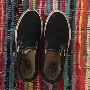 Black slip on vans